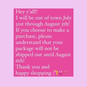 Shipping statement!!